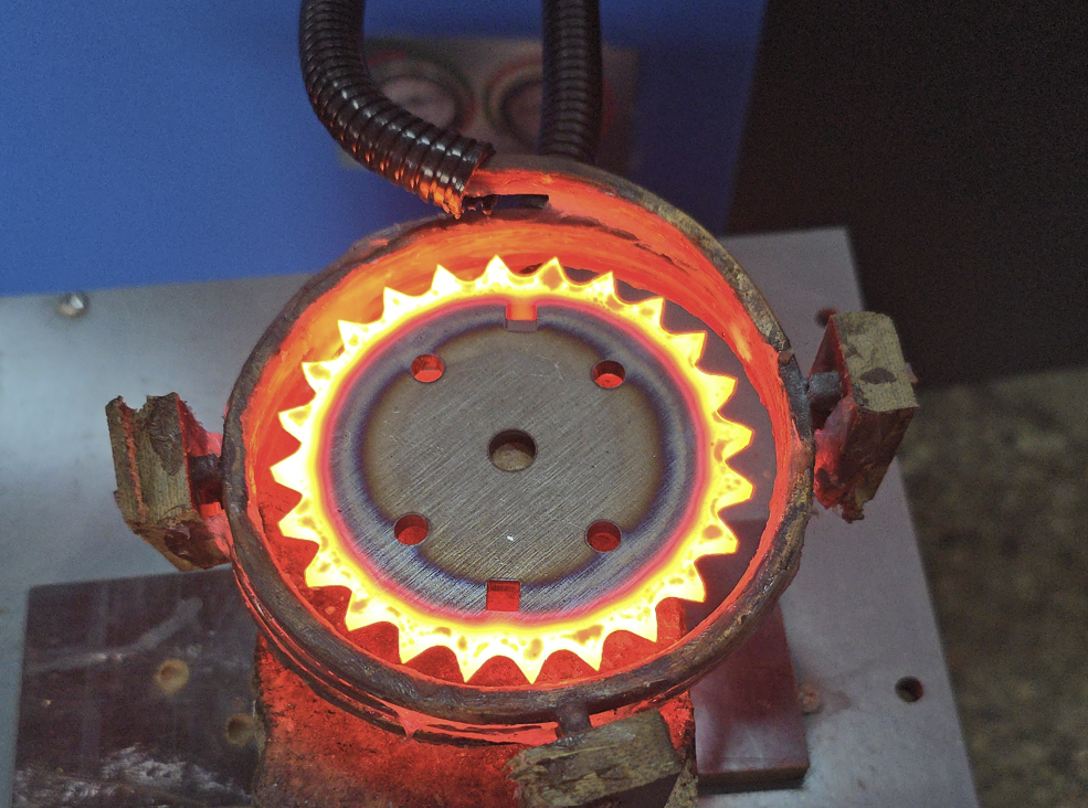 saykon indüksiyon ile mil yüzeyi sertleştirme makinesi